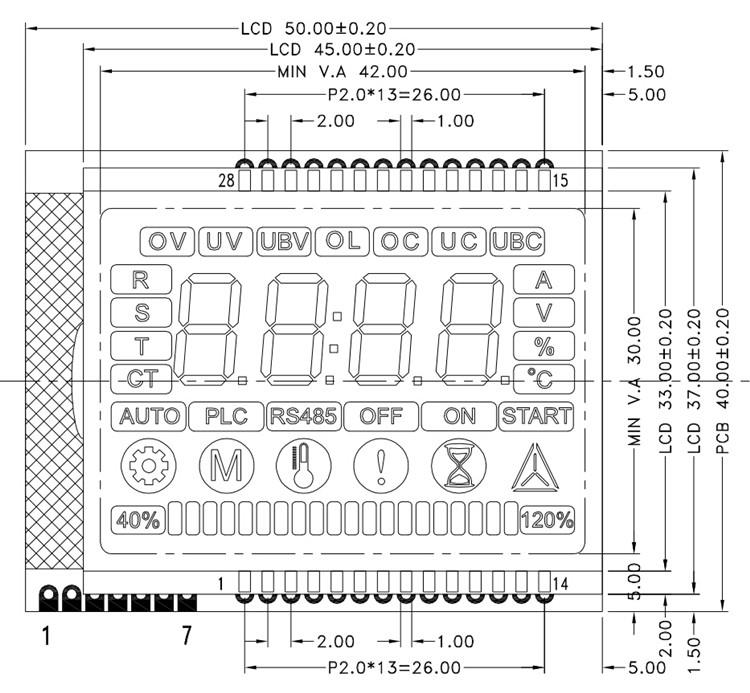 lcd drawing