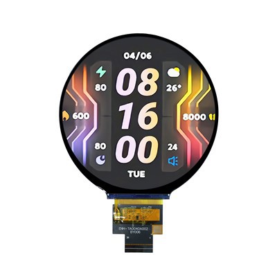 Στρογγυλή μονάδα TFT LCD 4,0 ιντσών