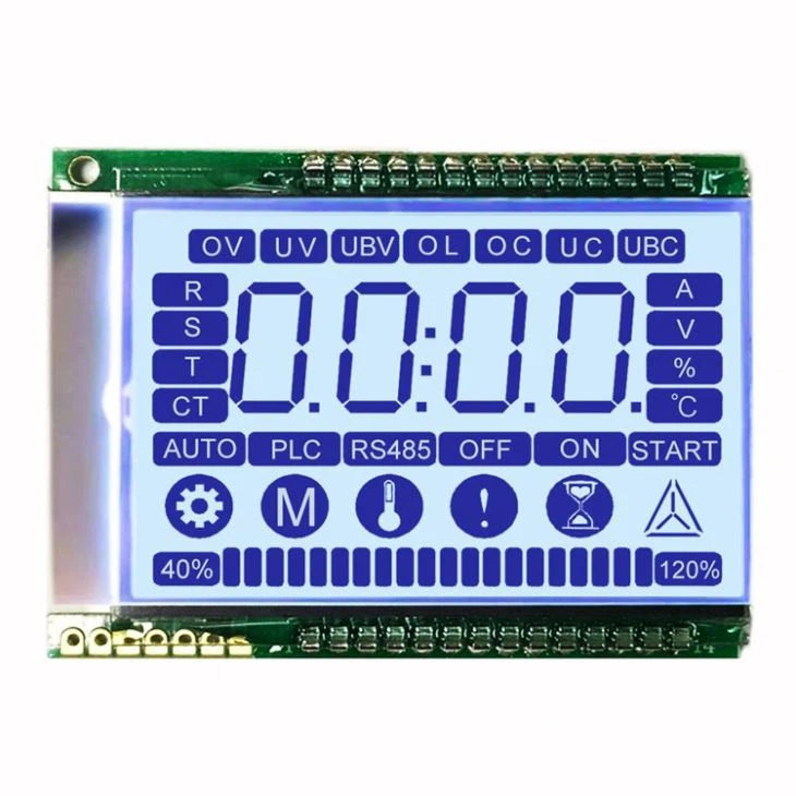 Custom Segment LCD Display With Driver